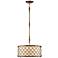 Jeweled Golden Bronze 18 1/2" Wide Pendant Light