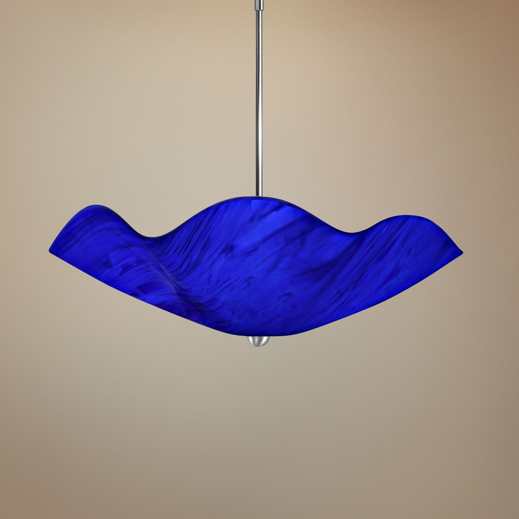 cobalt blue pendant lighting