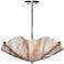 Jezebel 22" Wide Modern Champagne Art Glass Bowl Pendant Light