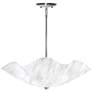 2_Jezebel 22" Wide White Cloud Art Glass Bowl Pendant Light