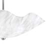 4_Jezebel 22" Wide White Cloud Art Glass Bowl Pendant Light more views
