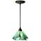Jezebel Radiance Lily 8 1/2" Wide Seafoam Green Glass Pendant Light