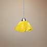 Jezebel Radiance&#8482; Lily Gold Canary Yellow Glass Pendant in scene