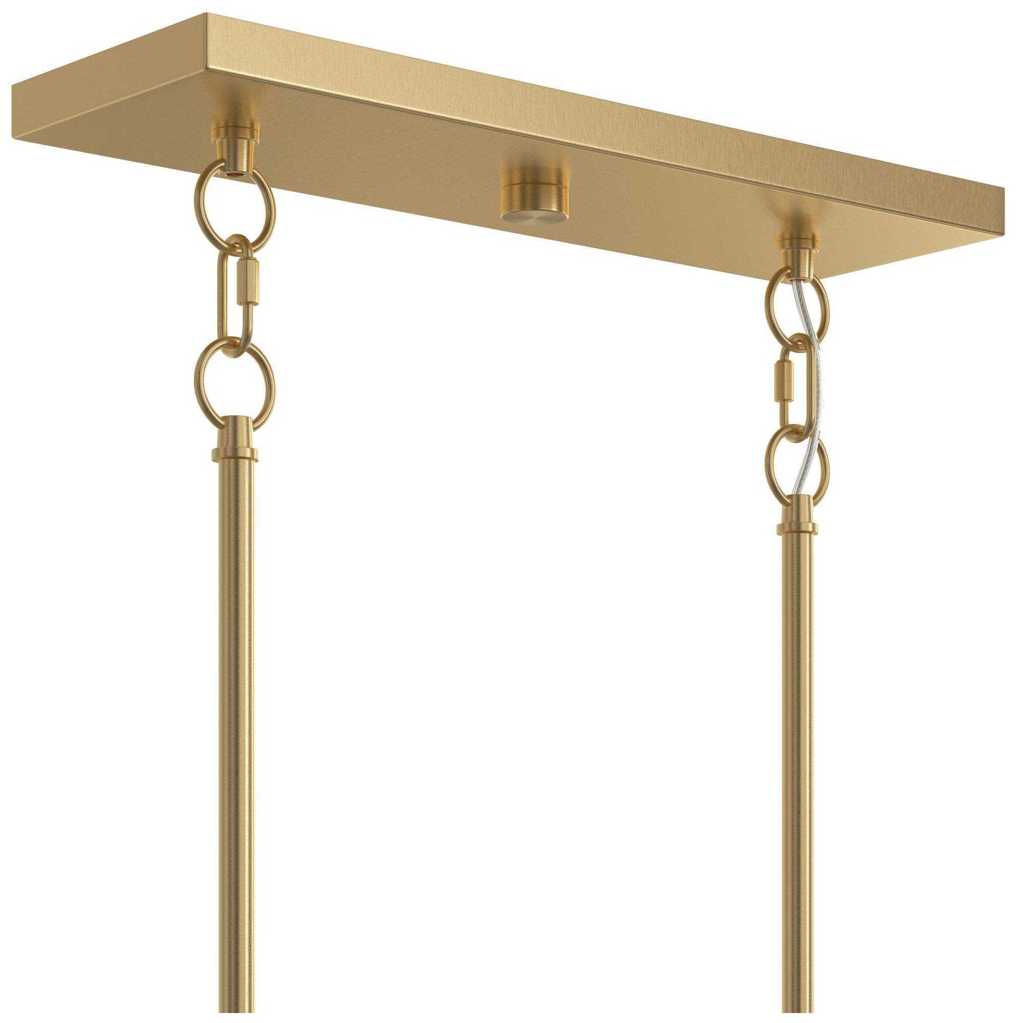 Image 7 Jheni Five-Light Linear Chandelier with Clear Glass Shades more views