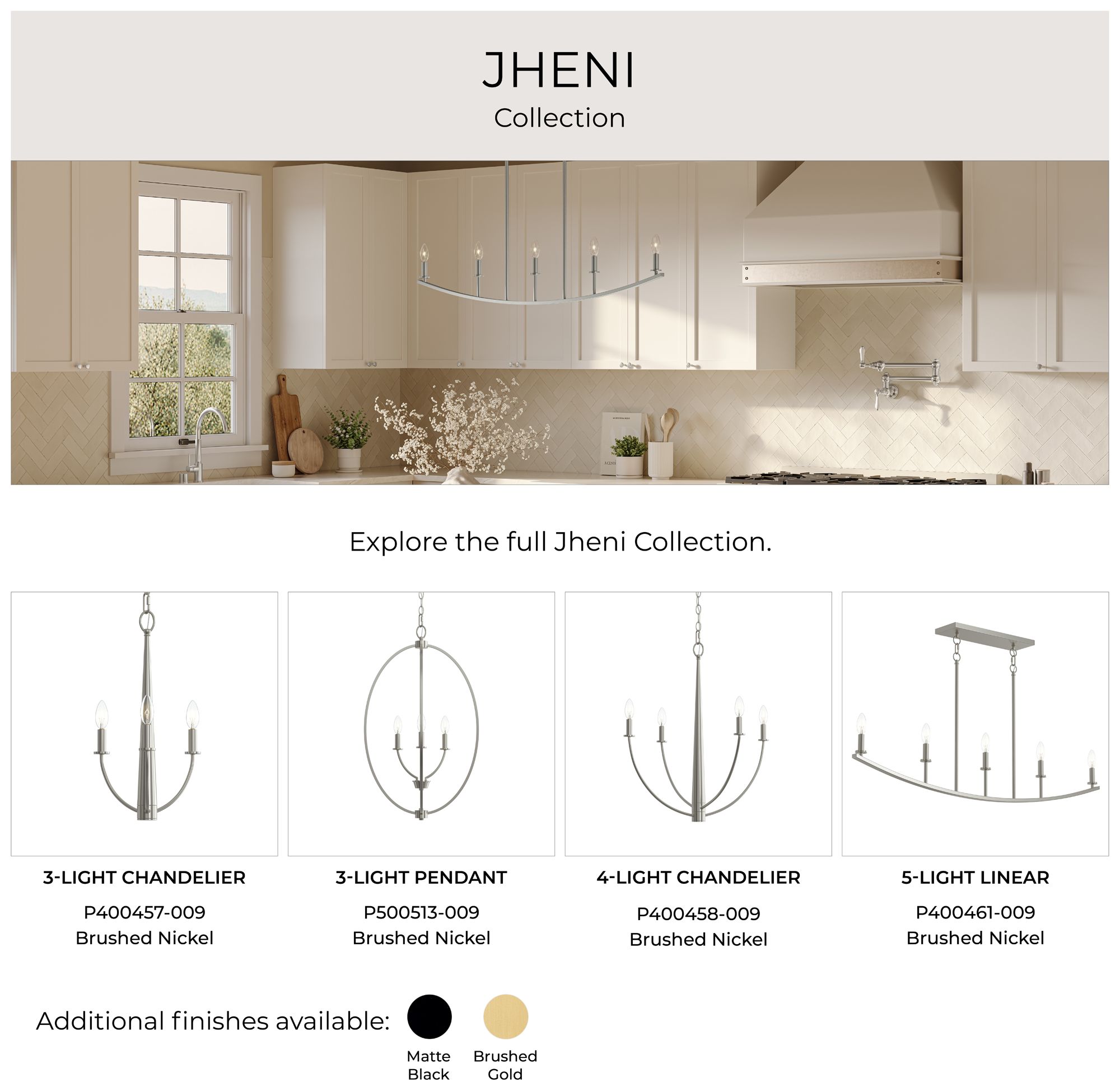 Jheni Four-Light  Medium Chandelier