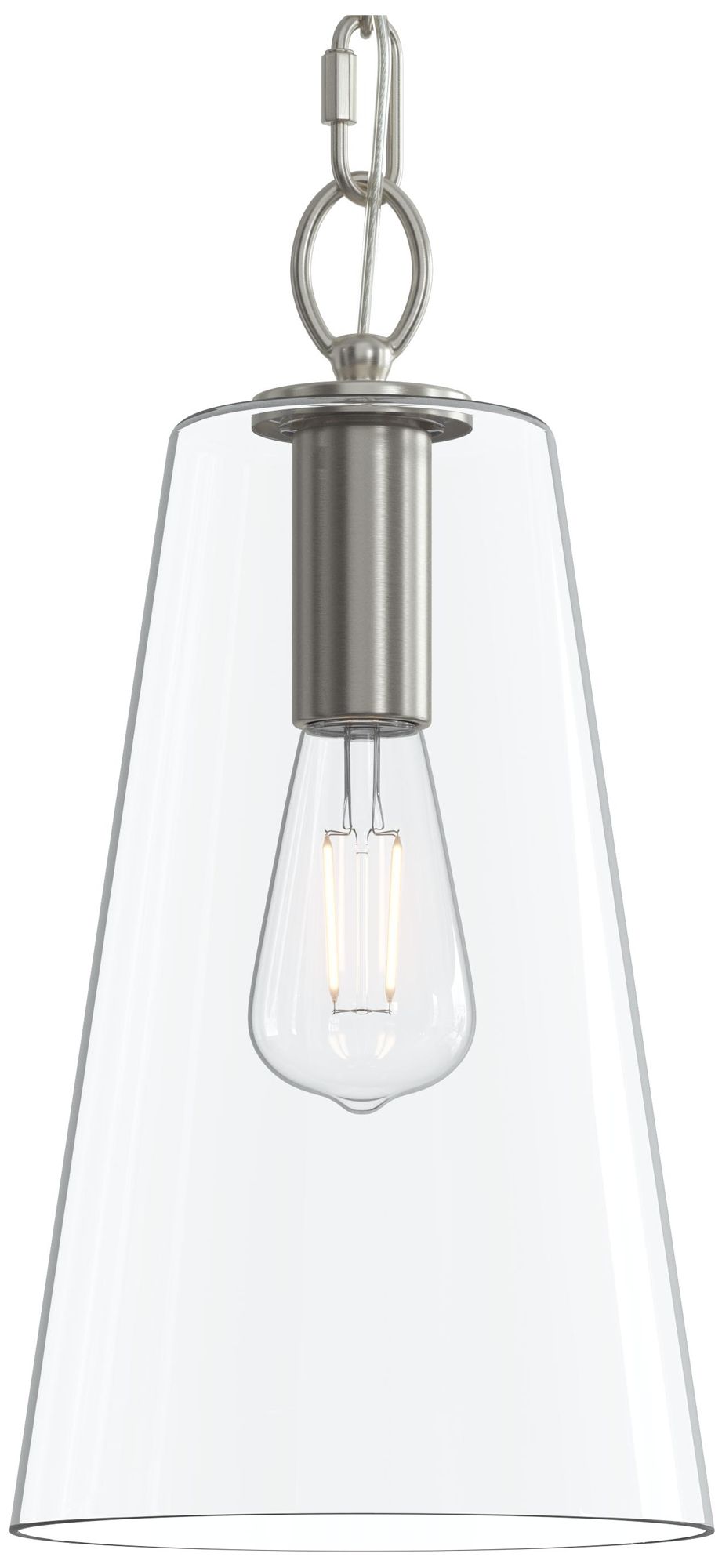 Jheni One-Light  Pendant with Clear Glass Shade