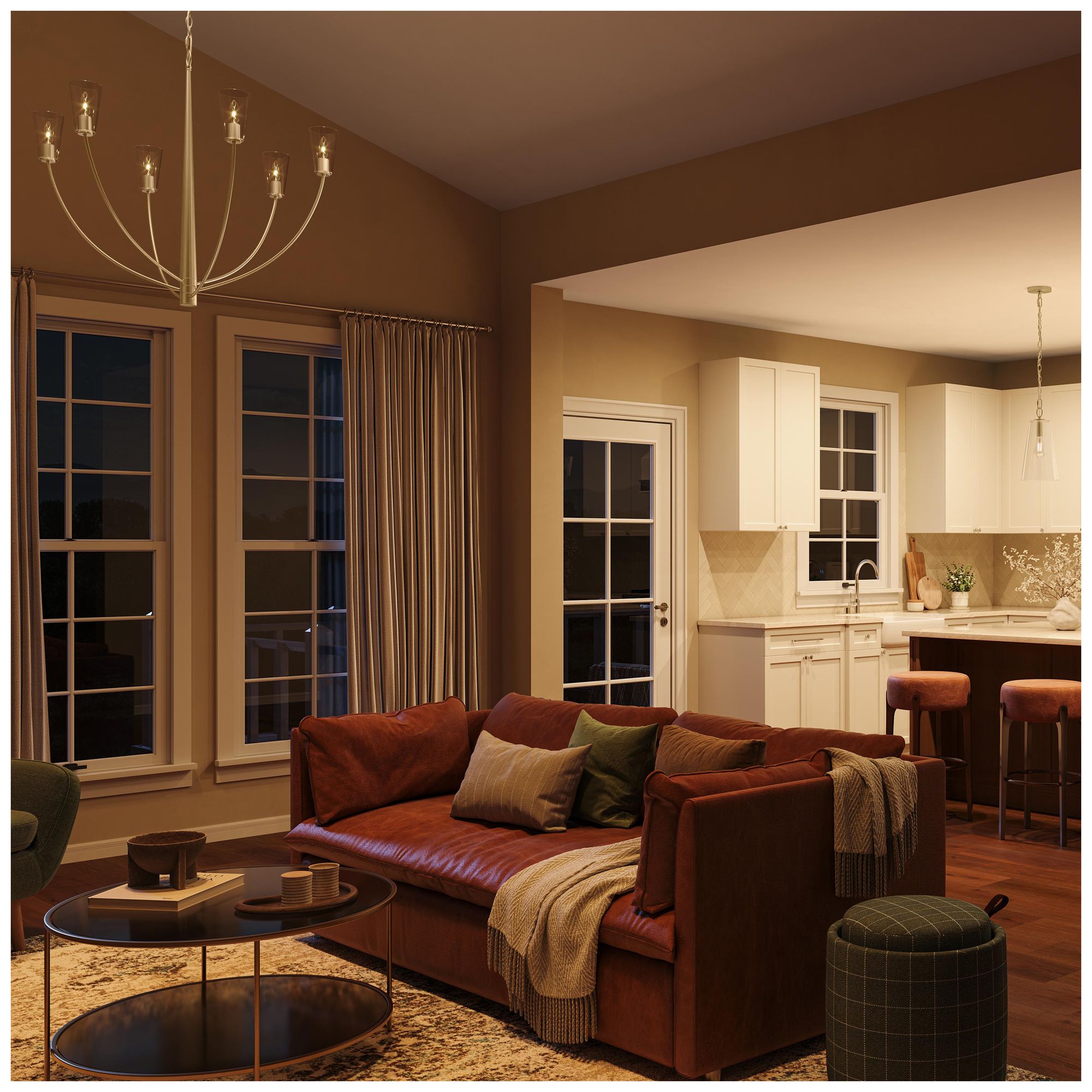 Image 5 Jheni One-Light Pendant with Clear Glass Shade more views