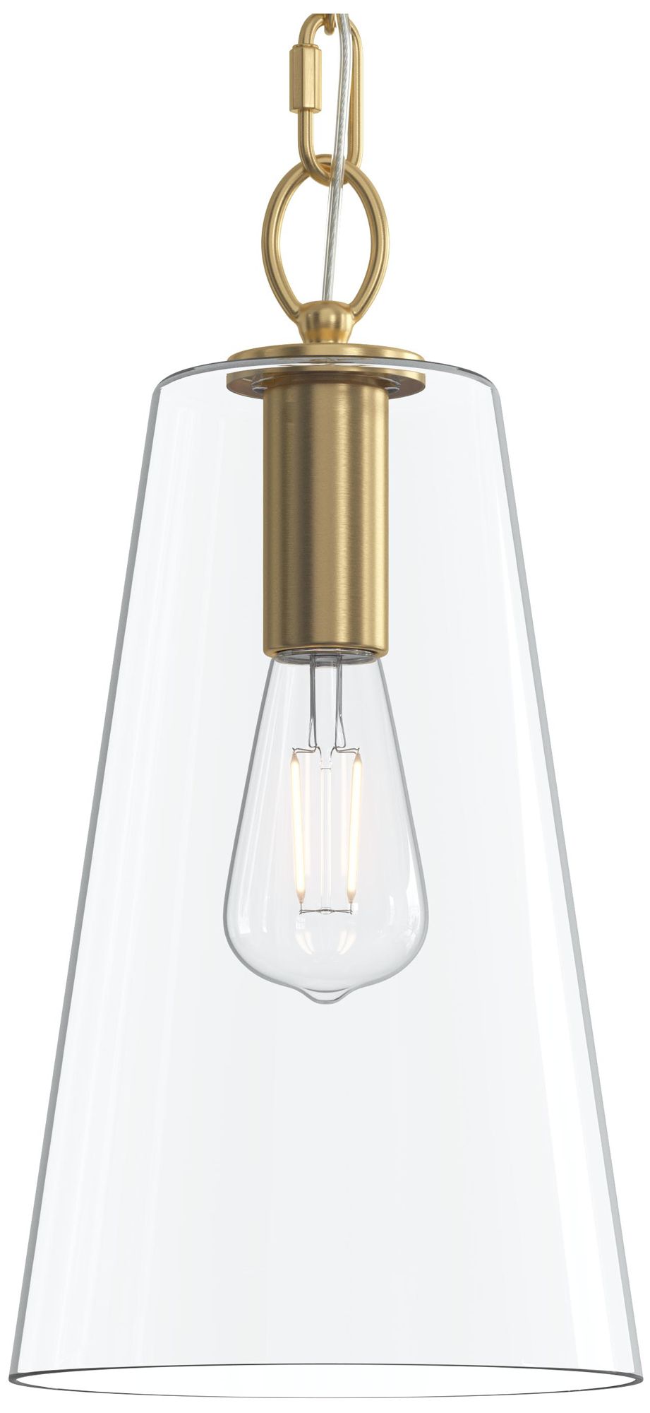 Jheni One-Light Pendant with Clear Glass Shade