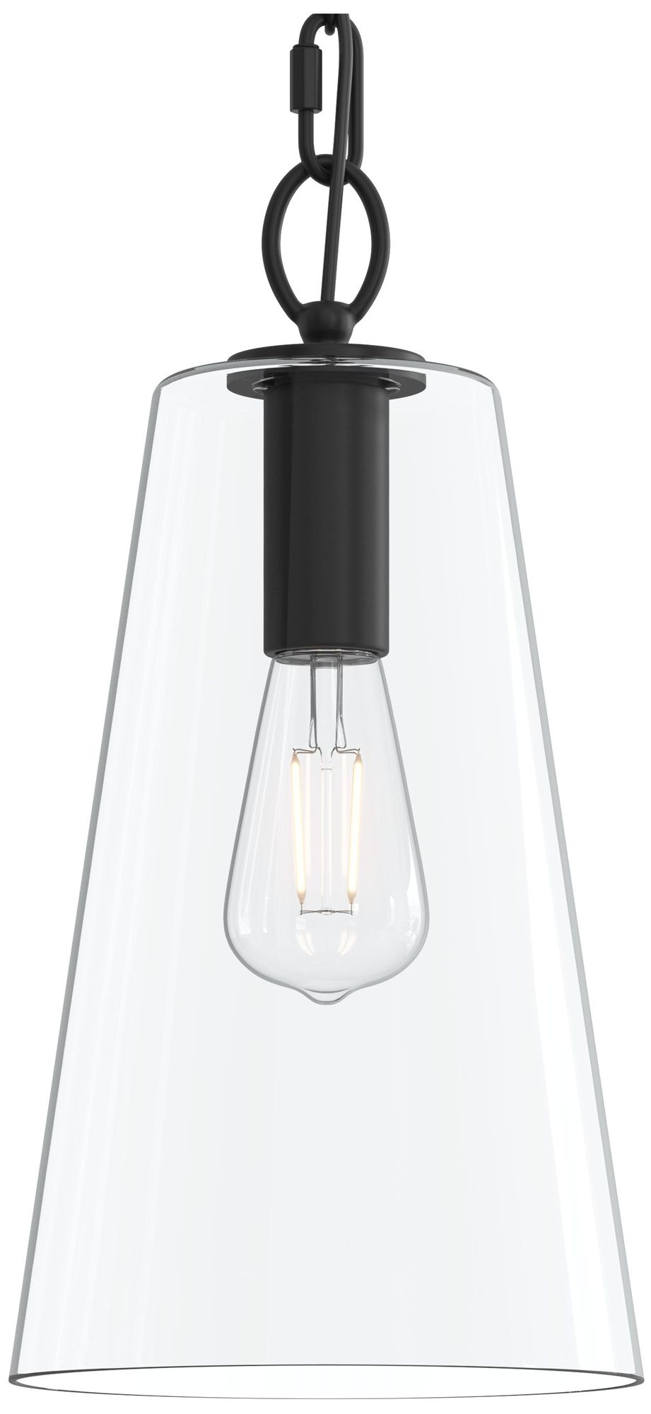 Jheni One-Light  Pendant with Clear Glass Shade