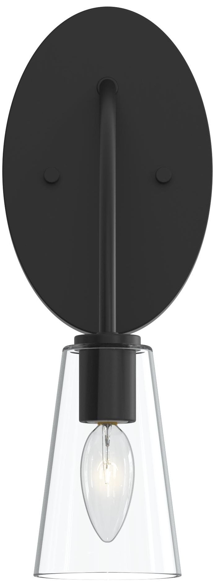 Jheni One-Light Wall Sconce with Clear Glass Shades