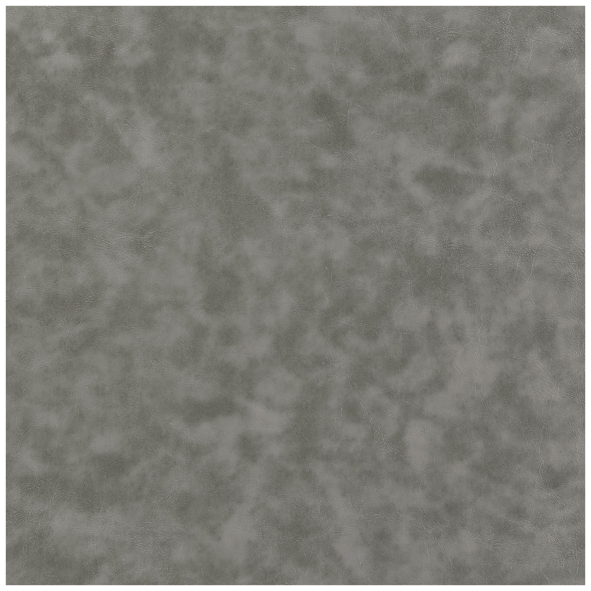 Jinab 30 in. Swivel Barstool in Brushed Stainless Steel, Grey Faux Leather