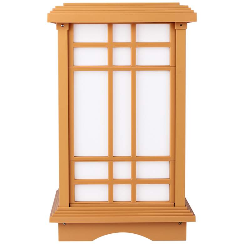 Image 6 Jira 15 1/2" High Beige LED Solar Zen Lantern Light more views