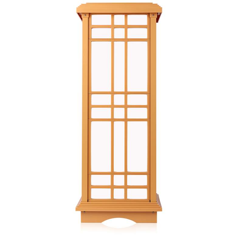 Image 5 Jira 24 1/2" High Beige LED Solar Powered Zen Lantern Light more views
