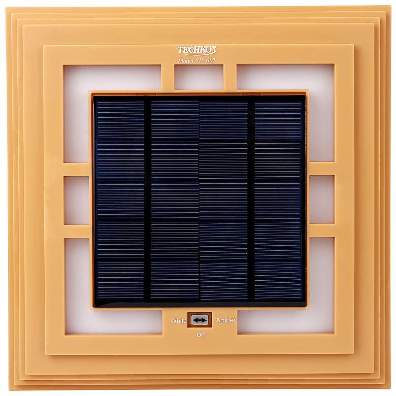 Image 6 Jira 24 1/2" High Beige LED Solar Powered Zen Lantern Light more views