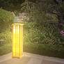 Jira 33 1/2" High Beige LED Solar Zen Lantern Light