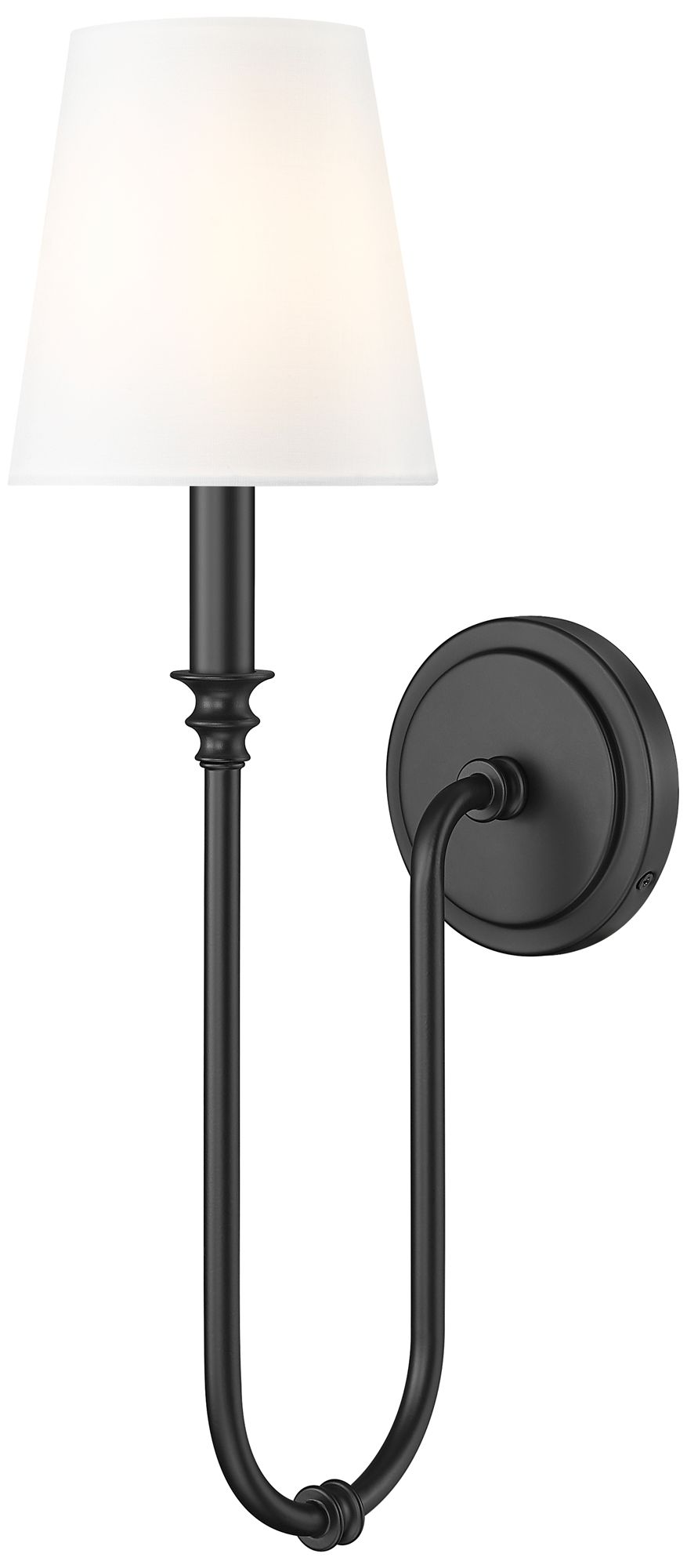 Jisele by Z-Lite Matte Black 1 Light Wall Sconce