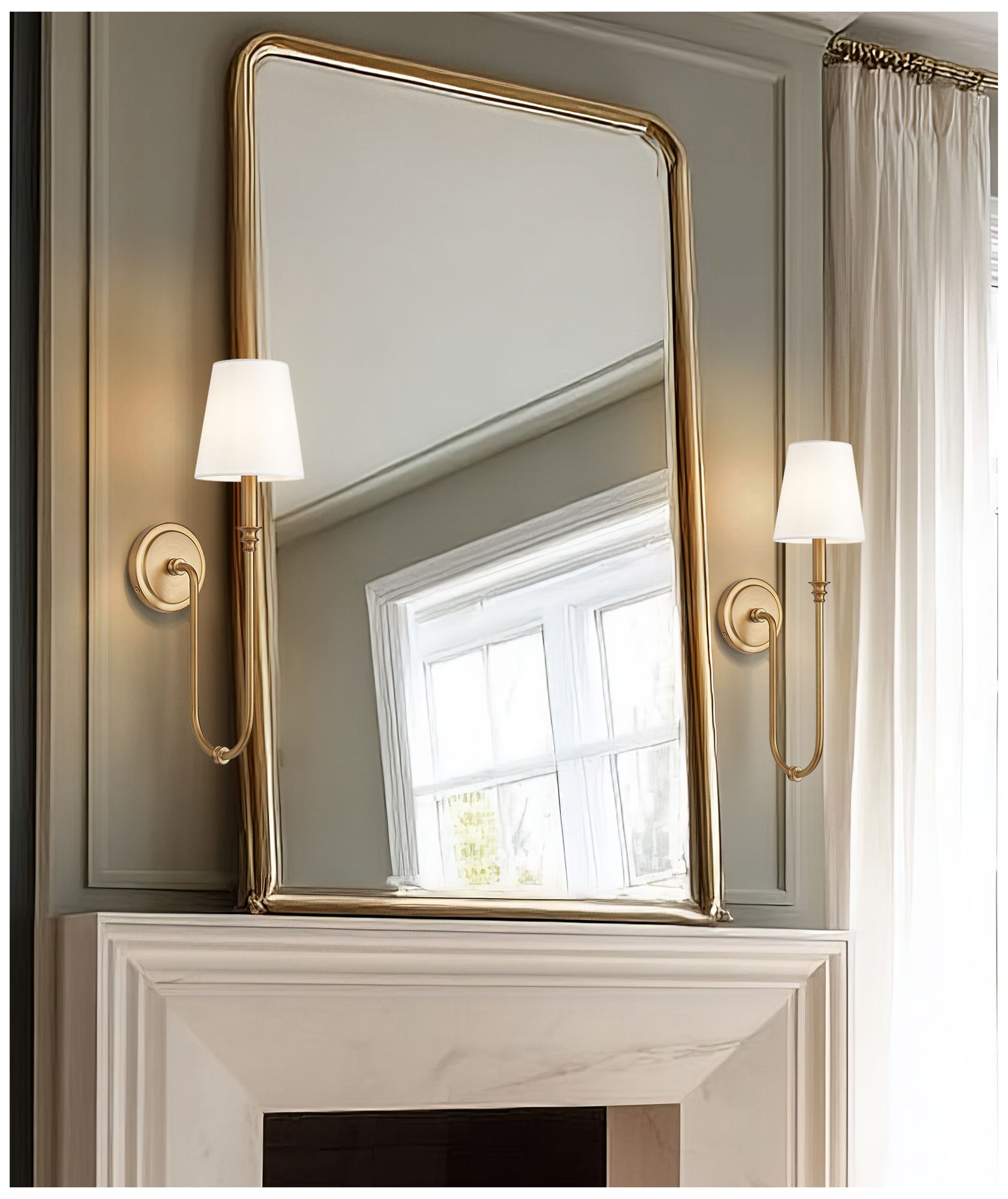 Image 2 Jisele by Z-Lite Rubbed Brass 1 Light Wall Sconce more views