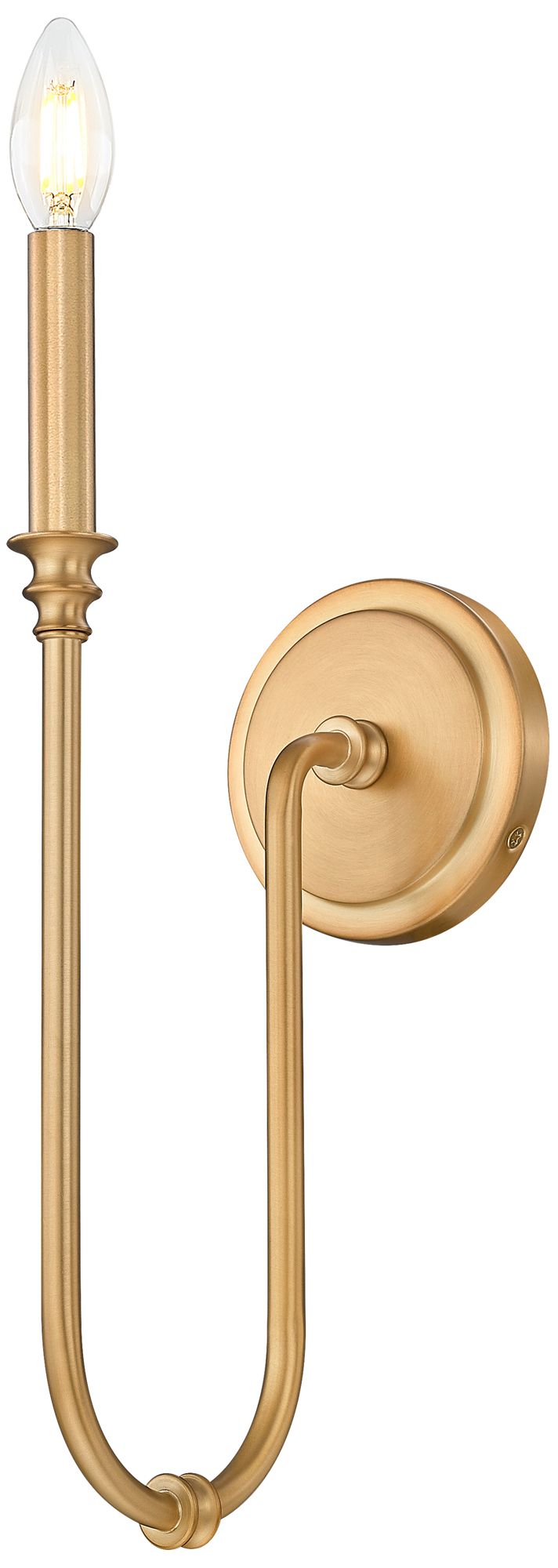 Image 5 Jisele by Z-Lite Rubbed Brass 1 Light Wall Sconce more views