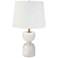 Joan 18" High Natural Stone Alabaster Accent Table Lamp
