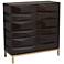 Joan 37 3/4" Wide Dark Brown 2-Door Cabinet