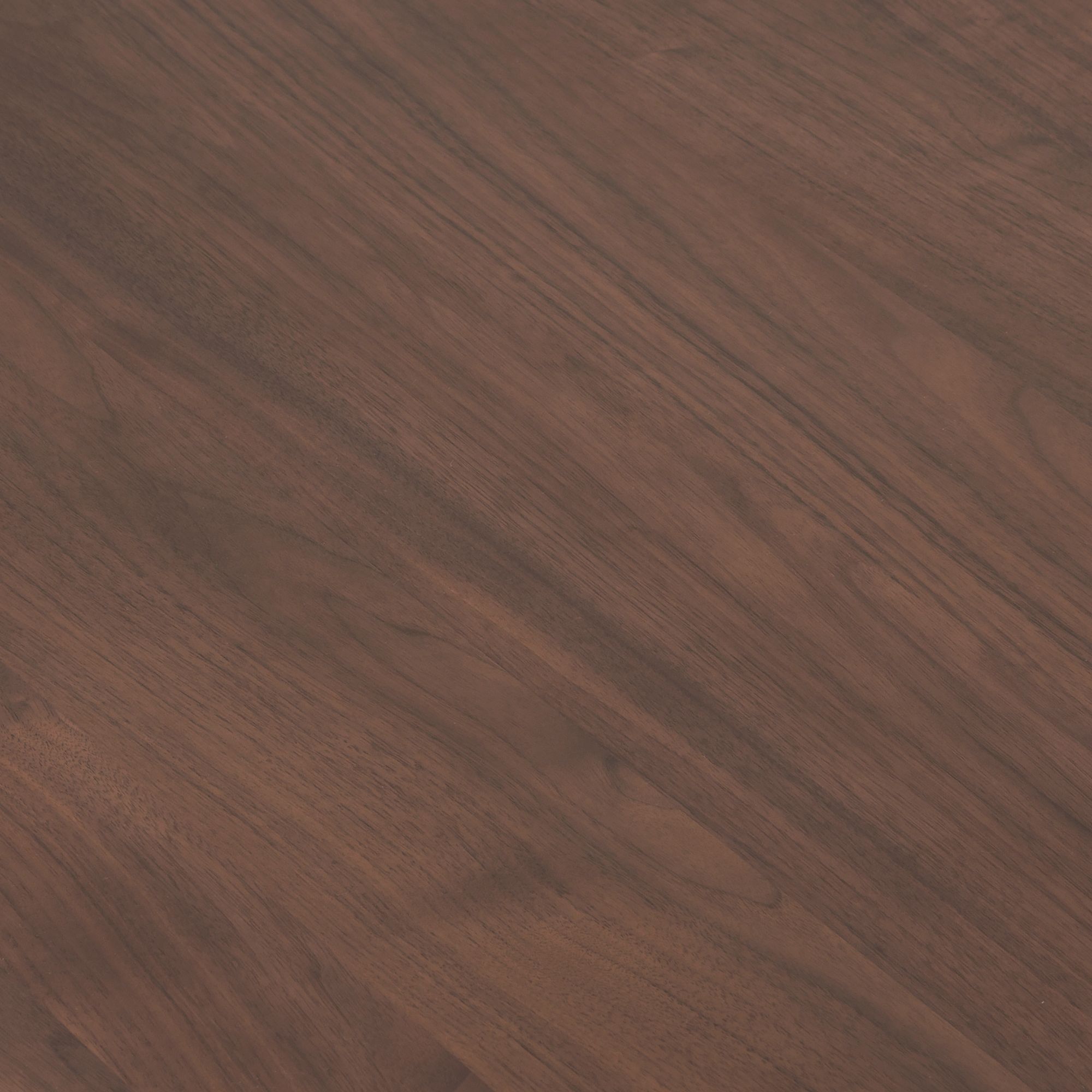 Joana 48 in. Round Dining Table in Stainless Steel, Iron, Walnut Tabletop