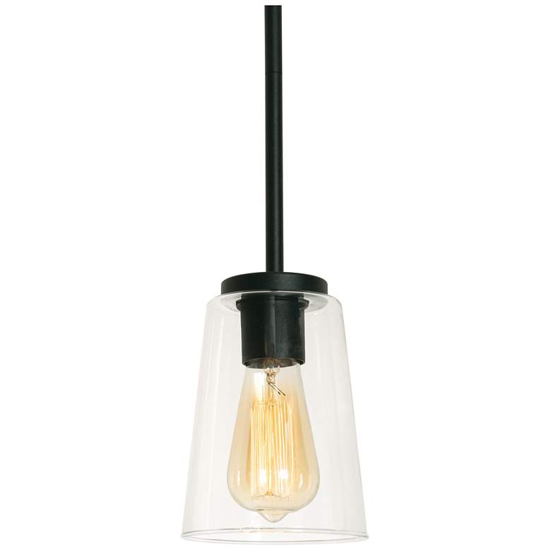 Image 1 Joanna 1 Light Pendant - Black