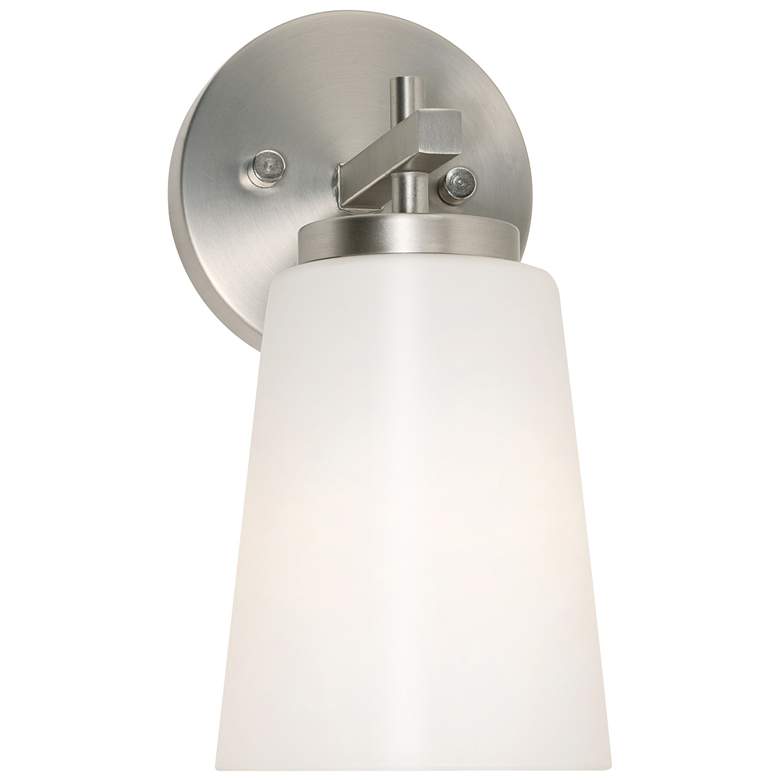 Image 1 Joanna 1 Light Sconce - Satin Nickel