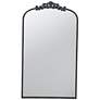 1_Jocasta Black 24" x 41 3/4" Arched Ornate Wall Mirror