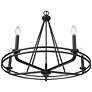 3_Jody 26.5" Wide 5-Light Chandelier in Matte Black more views