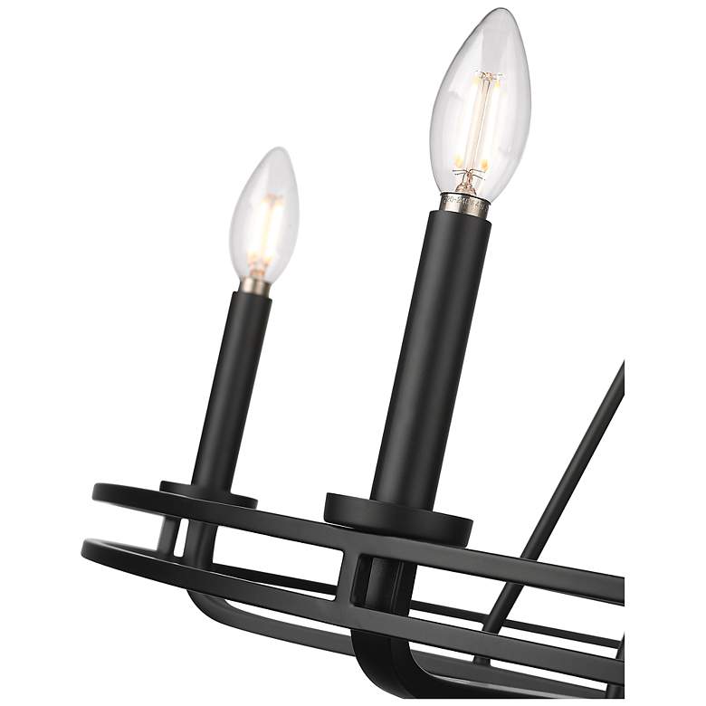 Image 4 Jody 26.5" Wide 5-Light Chandelier in Matte Black more views