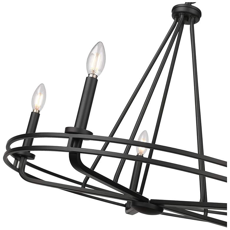 Image 5 Jody 26.5" Wide 5-Light Chandelier in Matte Black more views
