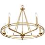 3_Jody 26.5" Wide 5-Light Chandelier in Vintage Brass more views