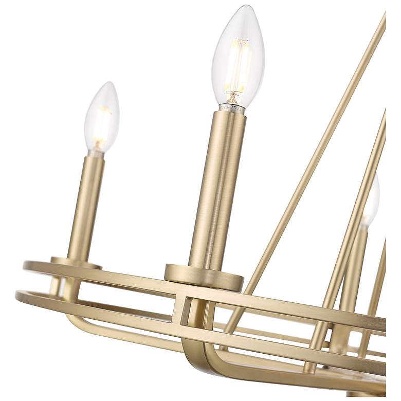Image 4 Jody 26.5" Wide 5-Light Chandelier in Vintage Brass more views