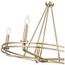 5_Jody 26.5" Wide 5-Light Chandelier in Vintage Brass more views