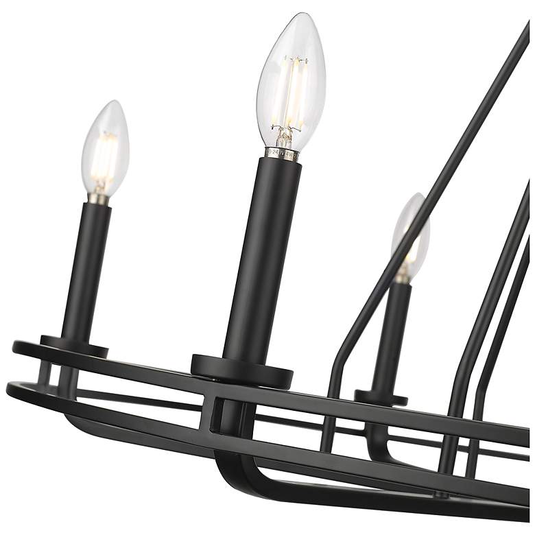 Image 4 Jody 32.5" Wide 6-Light Chandelier in Matte Black more views