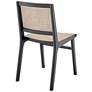 6_Joelle Natural Cane Black Wood Side Chair more views