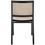 7_Joelle Natural Cane Black Wood Side Chair more views