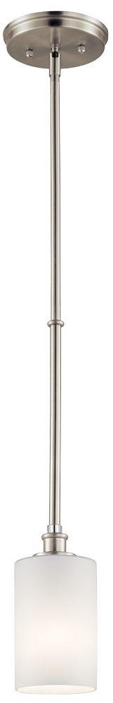 Joelson Brushed Nickel Mini Pendant 1Lt