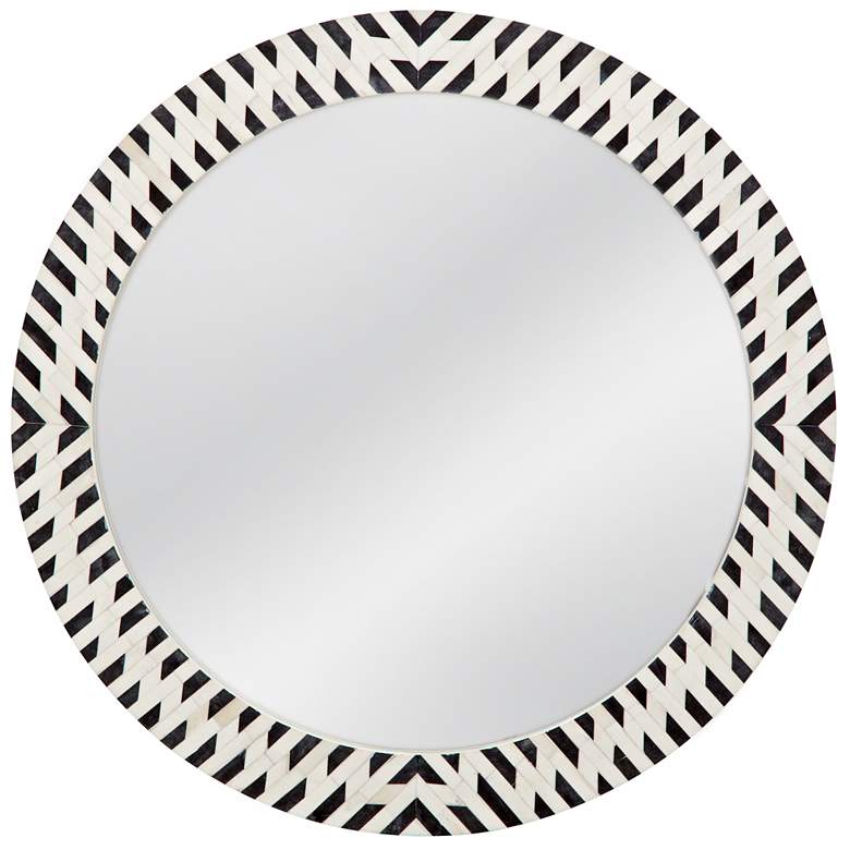 Image 1 Joey 30"H Contemporary Styled Wall Mirror