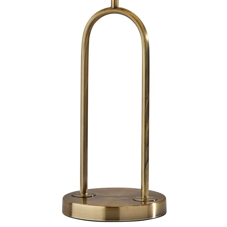 Image 3 Joey Antique Brass Metal Table Lamp more views