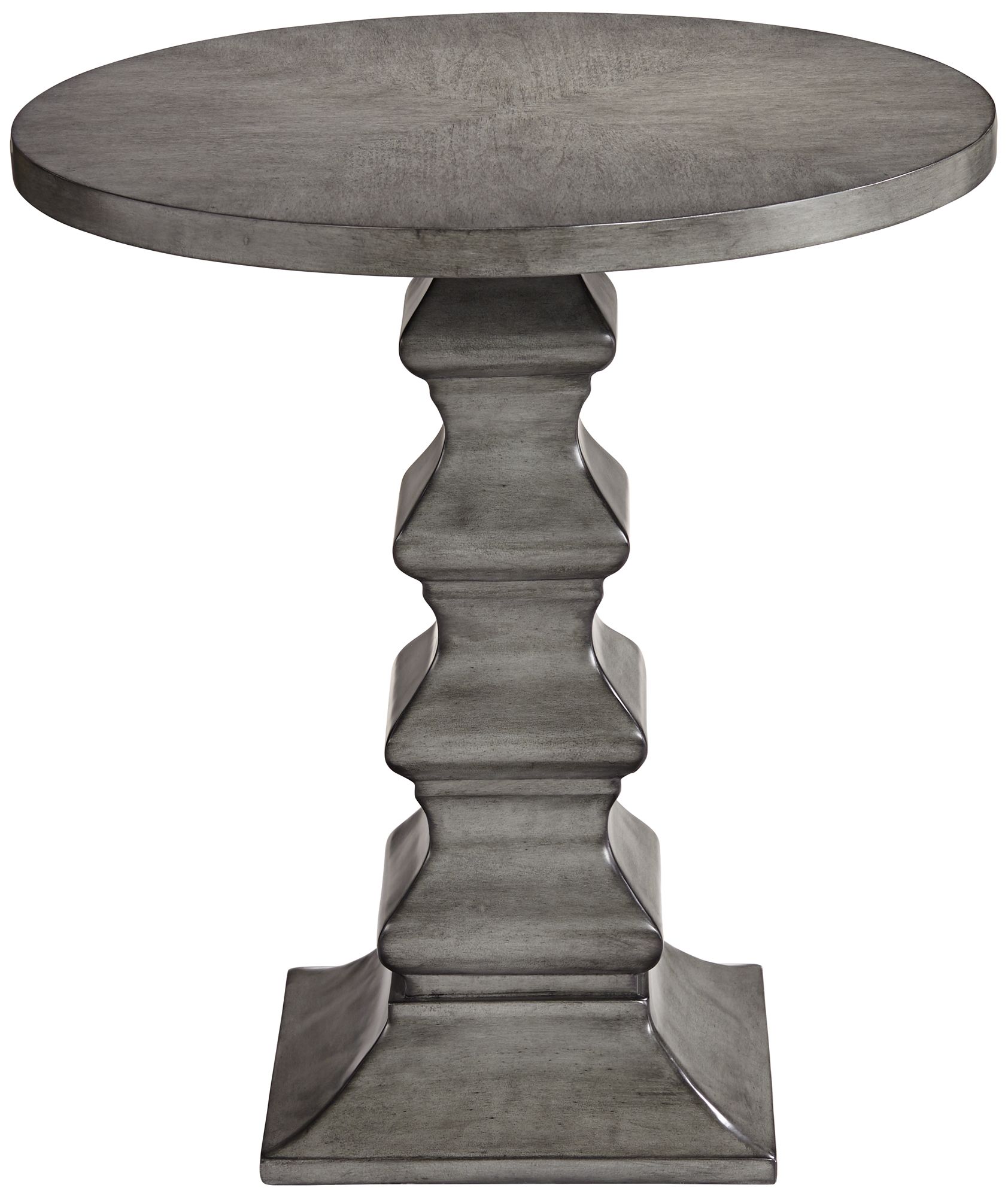 Image 7 Johan 28" High Gray Slate Accent Table more views