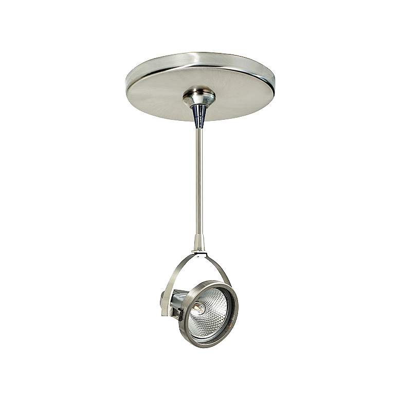 Image 1 John 3 inch Wide Satin Nickel Adjustable Freejack Mini Pendant