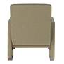 3_John 32.5" High Tan Satin Gold Arm Chair more views