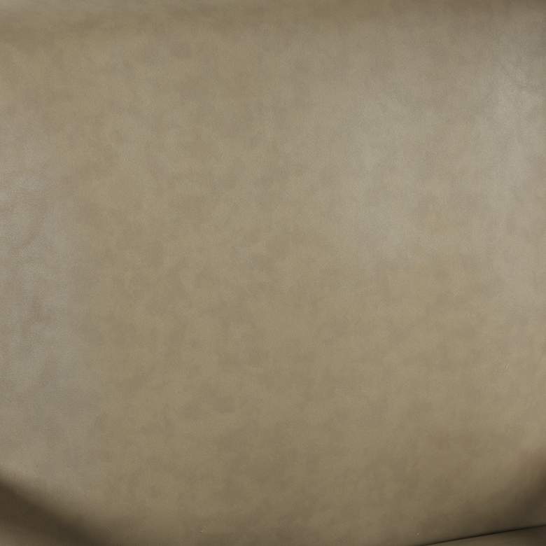 Image 5 John 32.5" High Tan Satin Gold Arm Chair more views