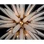 John Richard 36" Wide Bronze 16-Light Modern Starburst Pendant Light