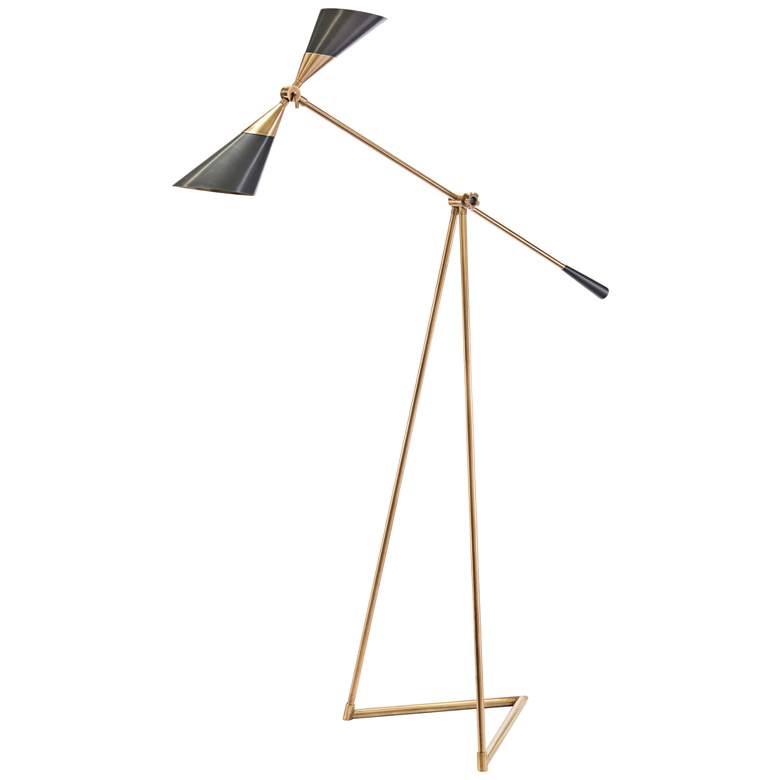 Image 1 John Richard Brass Pivoting Floor Lamp