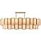 John Richard Calcite Panel 60"W Gold Island Pendant Light