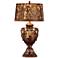 John Richard Cognac Urn Table Lamp