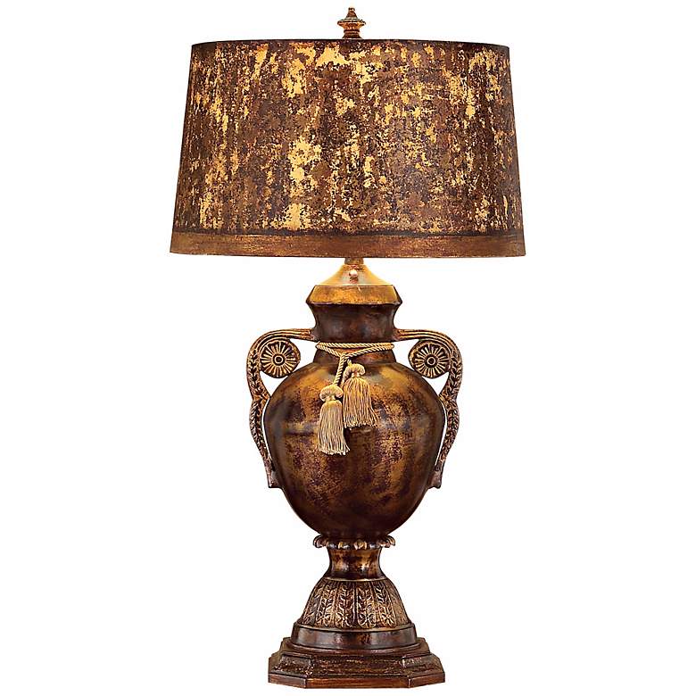 Image 1 John Richard Cognac Urn Table Lamp