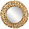 John Richard Coin Gold 35 1/2" Round Wall Mirror